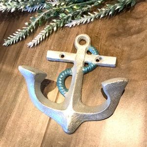 🔥4 for $25🔥 WROUGHT IRON dual anchor hook - NEW